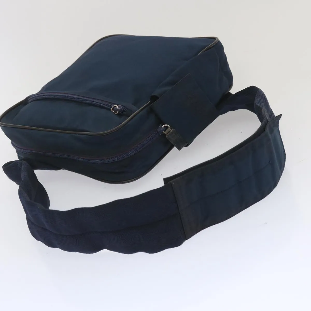Trendy Inspired Prada Shoulder Bag Nylon Navy Auth Hk1116