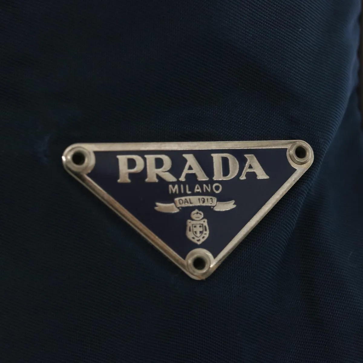 Trendy Inspired Prada Shoulder Bag Nylon Navy Auth Hk1116