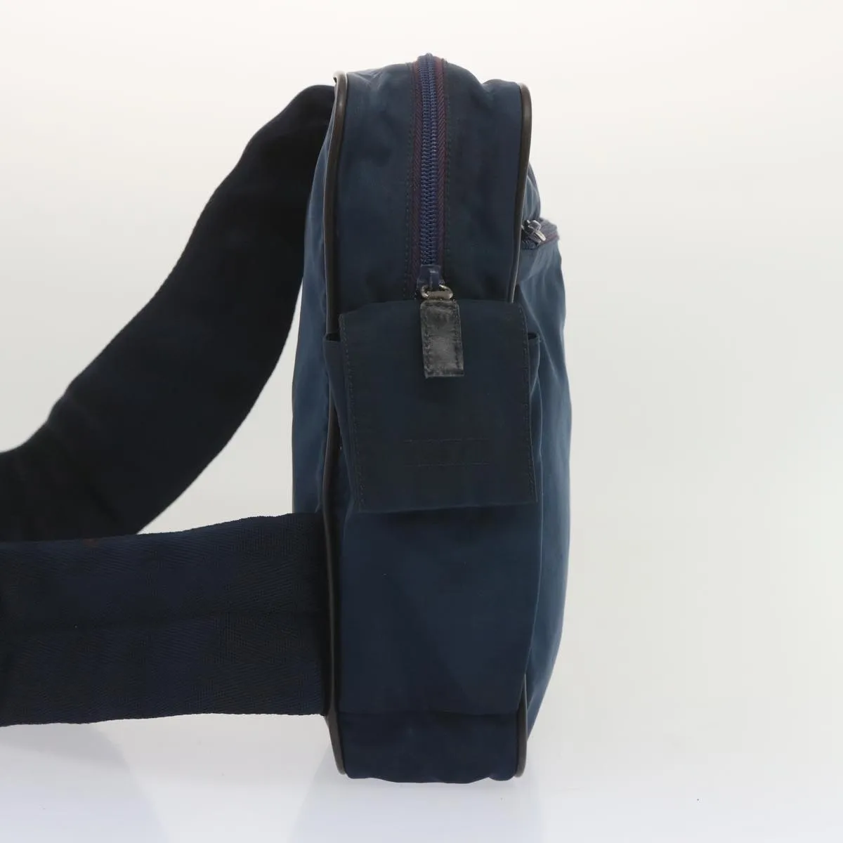 Trendy Inspired Prada Shoulder Bag Nylon Navy Auth Hk1116