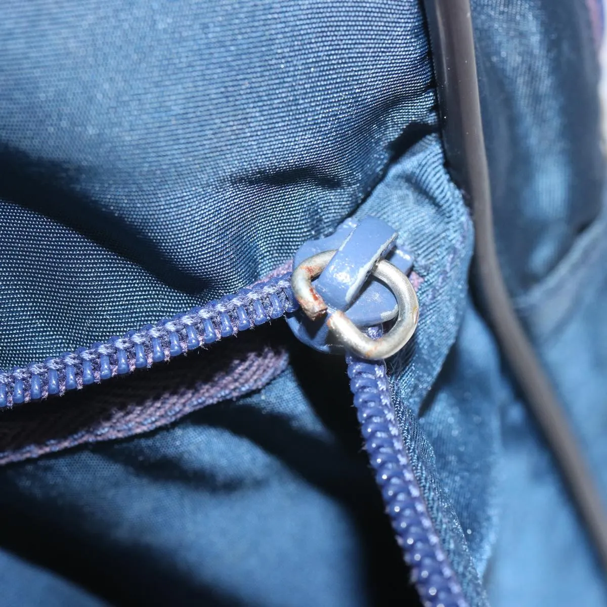 Trendy Inspired Prada Shoulder Bag Nylon Navy Auth Hk1116