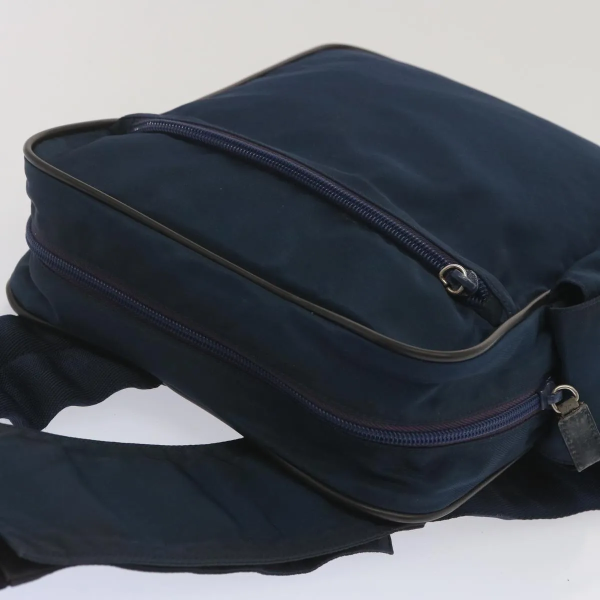 Trendy Inspired Prada Shoulder Bag Nylon Navy Auth Hk1116