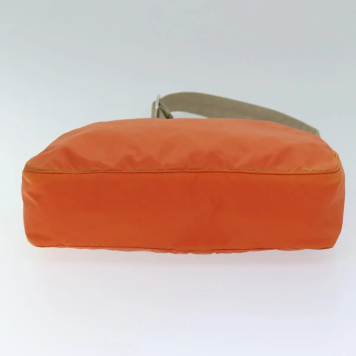 Trendy Inspired Prada Shoulder Bag Nylon Orange Auth 74735