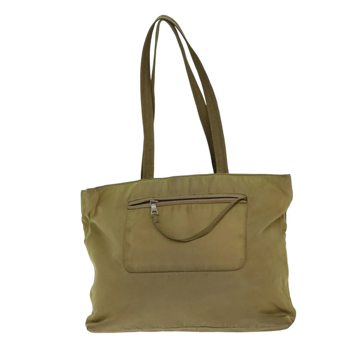 Trendy Inspired Prada Tote Bag Nylon Beige Auth 75582
