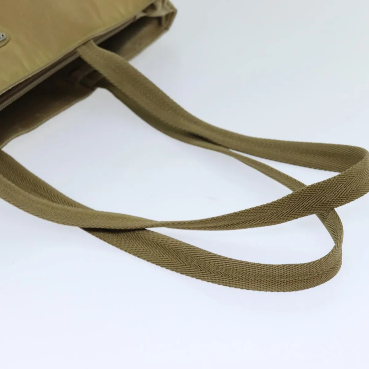 Trendy Inspired Prada Tote Bag Nylon Beige Auth 75582