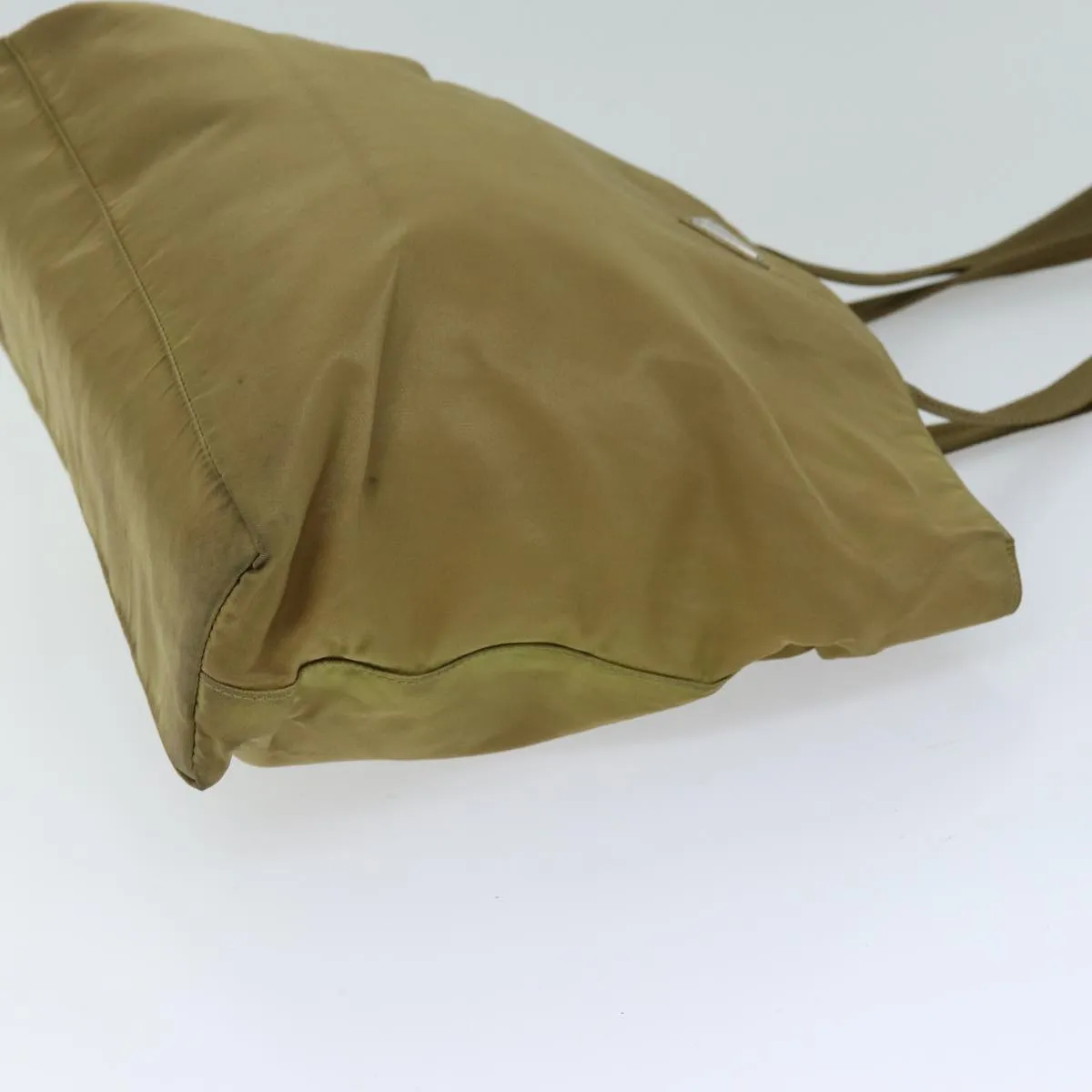 Trendy Inspired Prada Tote Bag Nylon Beige Auth 75582