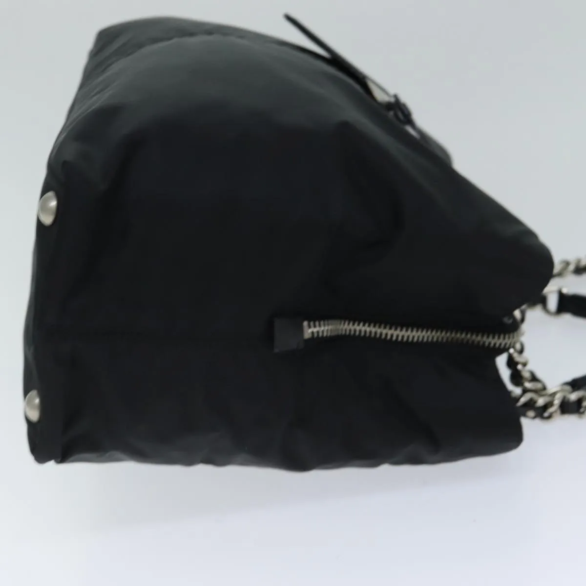 Trendy Inspired Prada Tote Bag Nylon Black Auth 75367