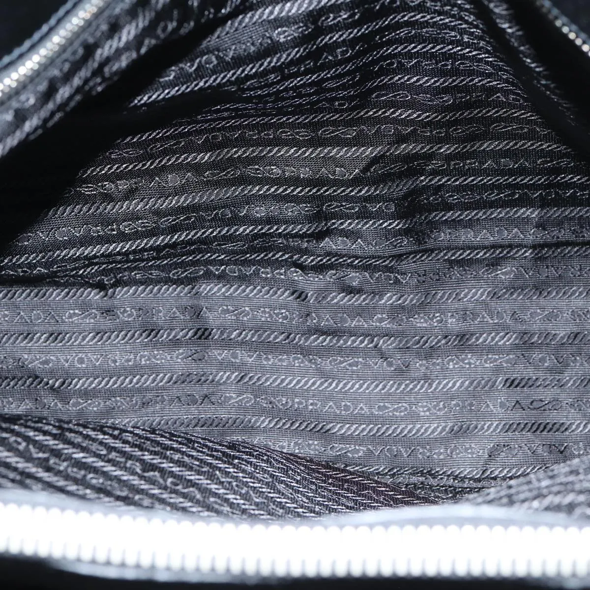 Trendy Inspired Prada Tote Bag Nylon Black Auth 75367