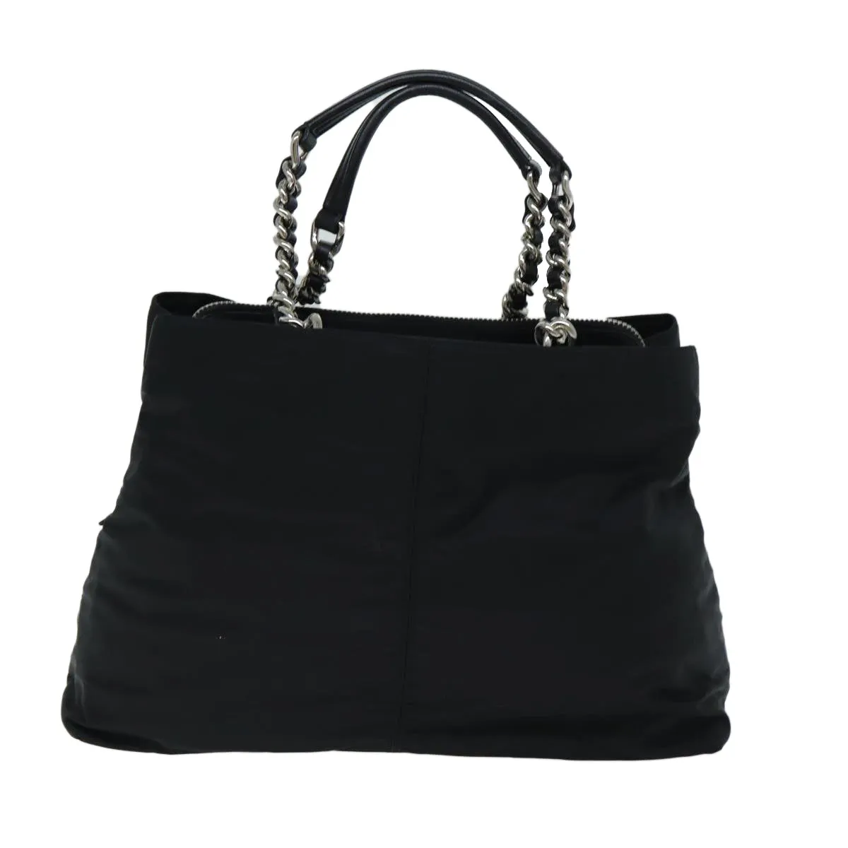 Trendy Inspired Prada Tote Bag Nylon Black Auth 75367