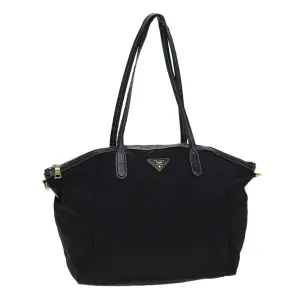Trendy Inspired Prada Tote Bag Nylon Black Auth Bs14999