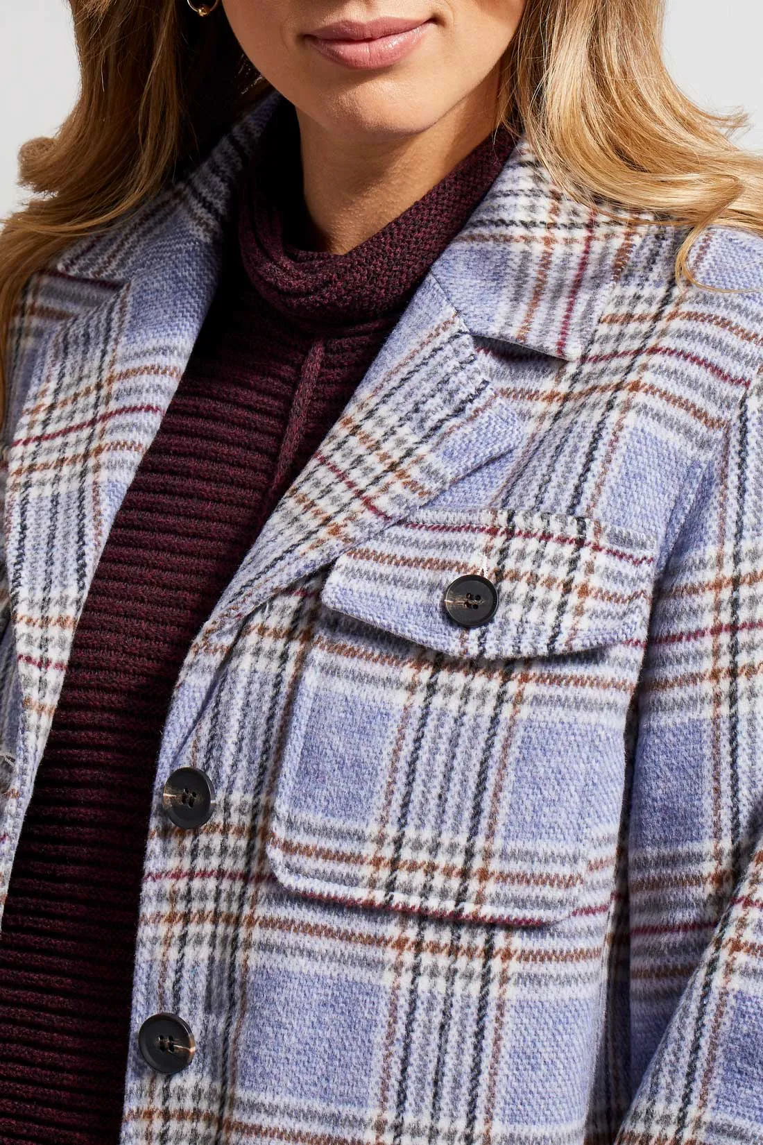 Tribal  Fall/Winter 2023-7183O/4466-Jacket-Blue Lake