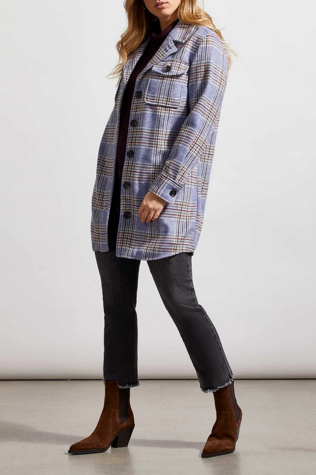 Tribal  Fall/Winter 2023-7183O/4466-Jacket-Blue Lake