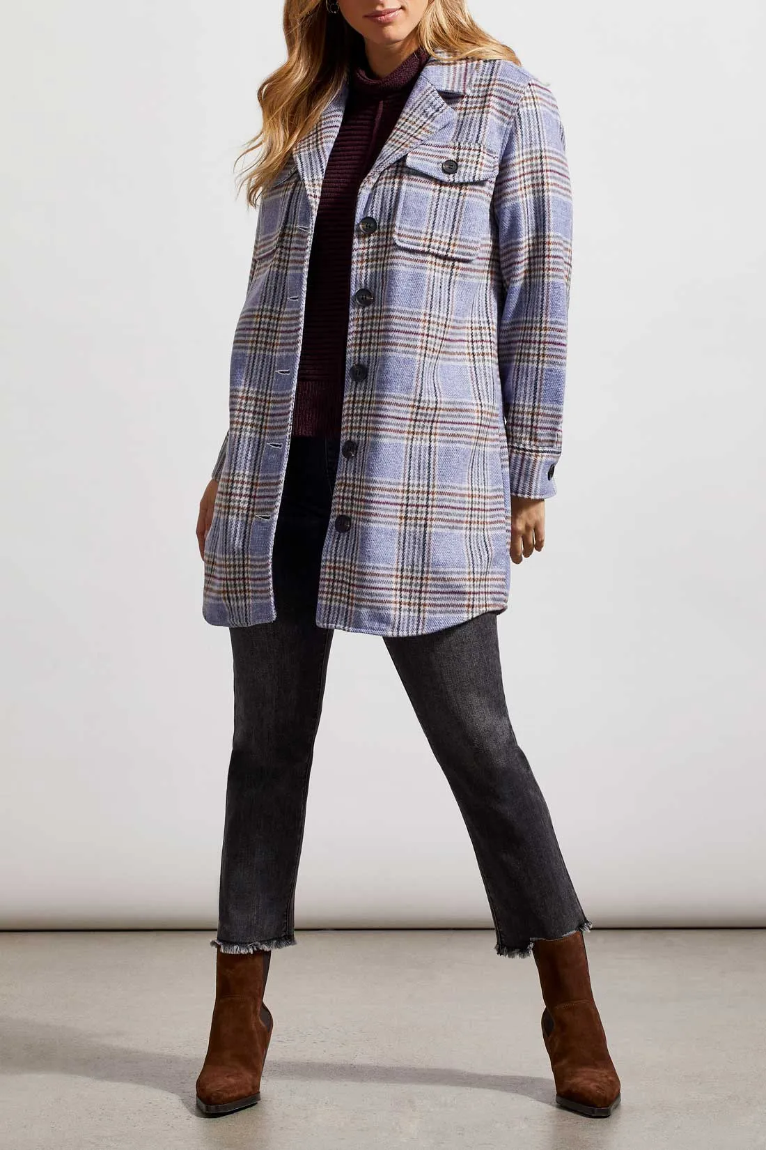 Tribal  Fall/Winter 2023-7183O/4466-Jacket-Blue Lake
