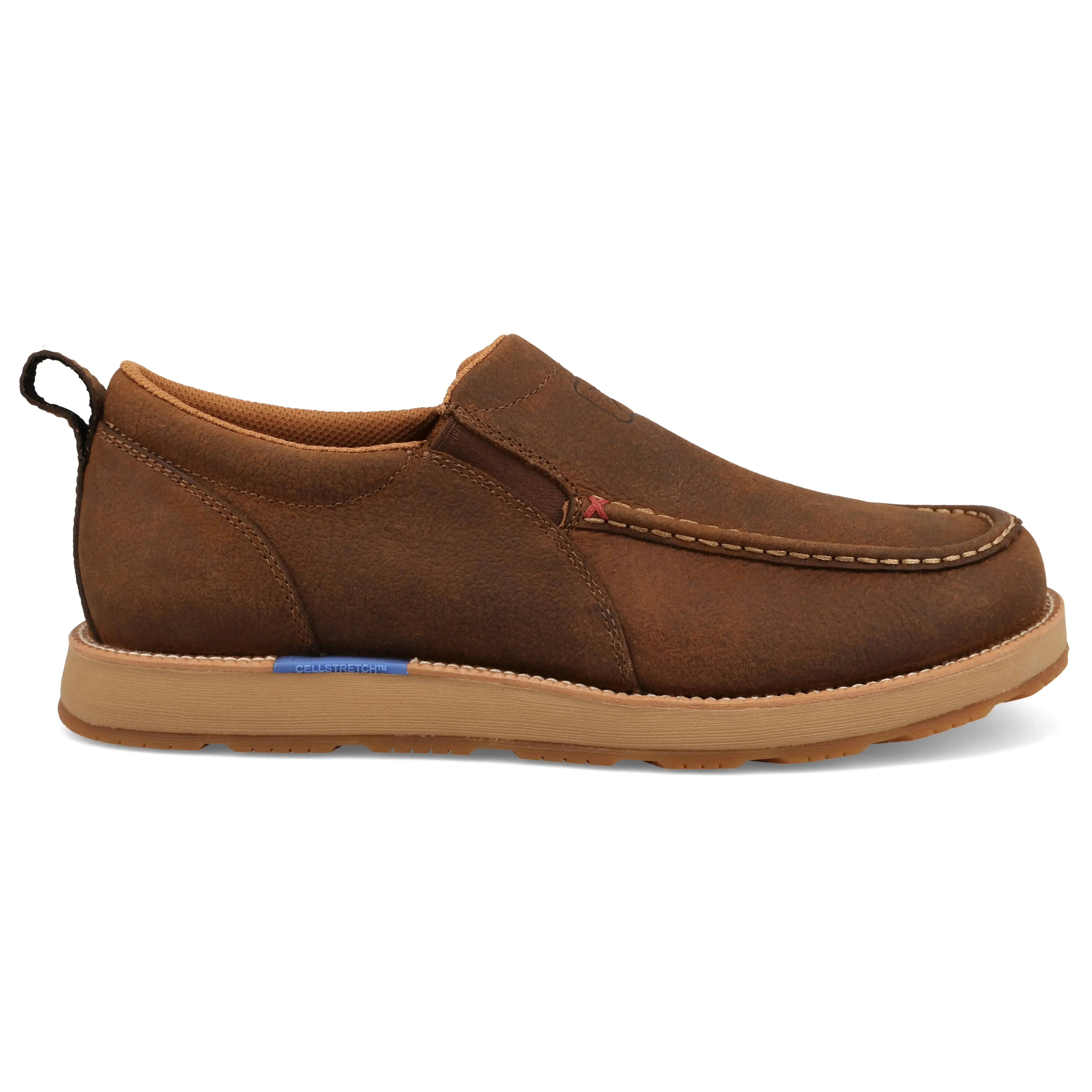 Twisted X Men's CellStretch Wedge Sole Slip-On – Built for Comfort & Durability