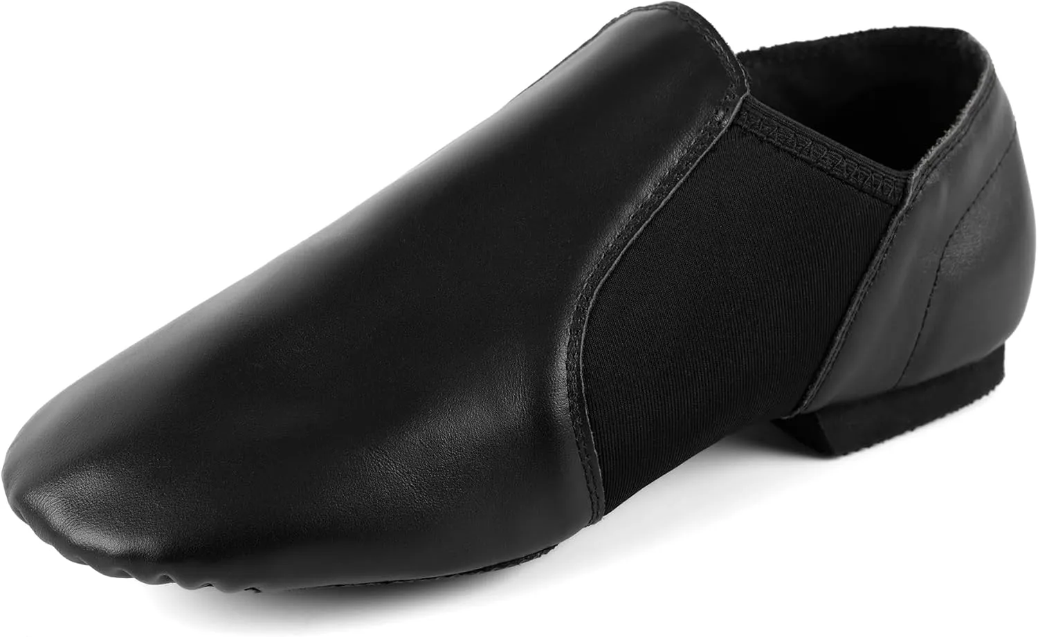 Unisex Jazz Shoe Leather Upper Women and Men's Slip-on Dance Shoes