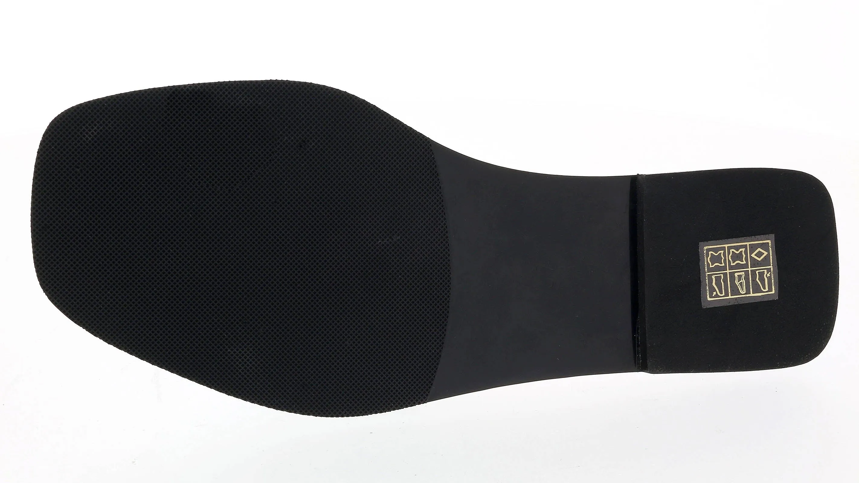 Ventutto Silver Crest Flat Leather Slide-