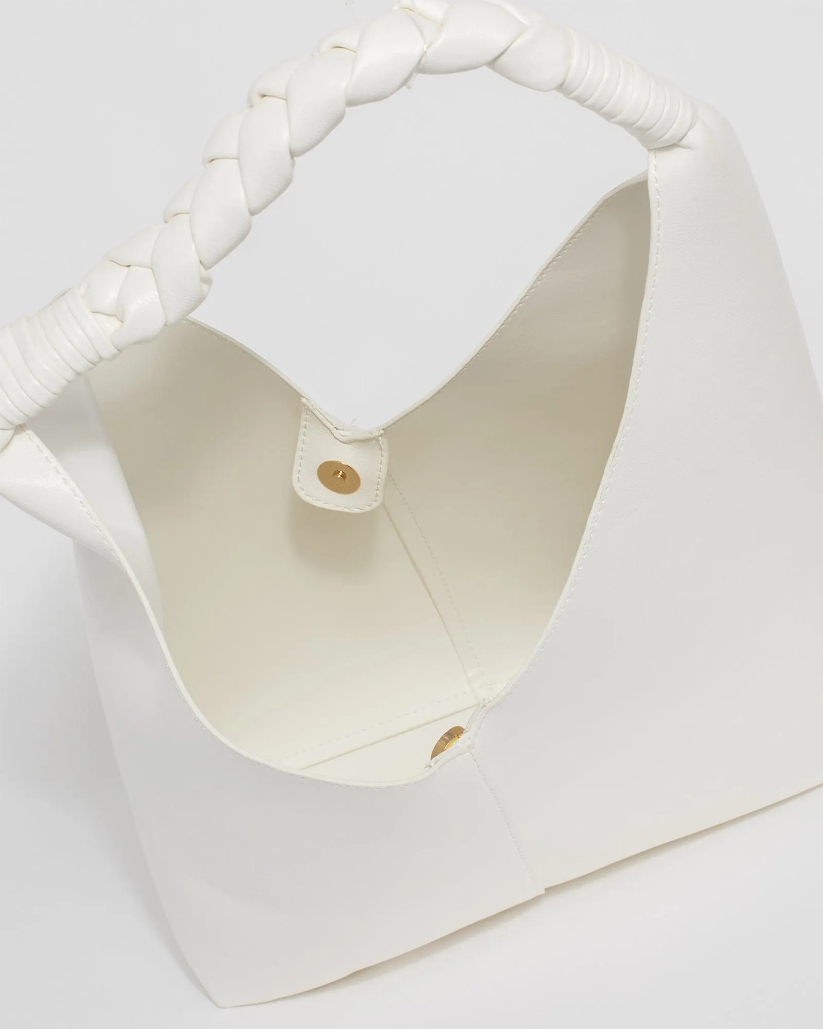 White Ophelia Slouch Bag