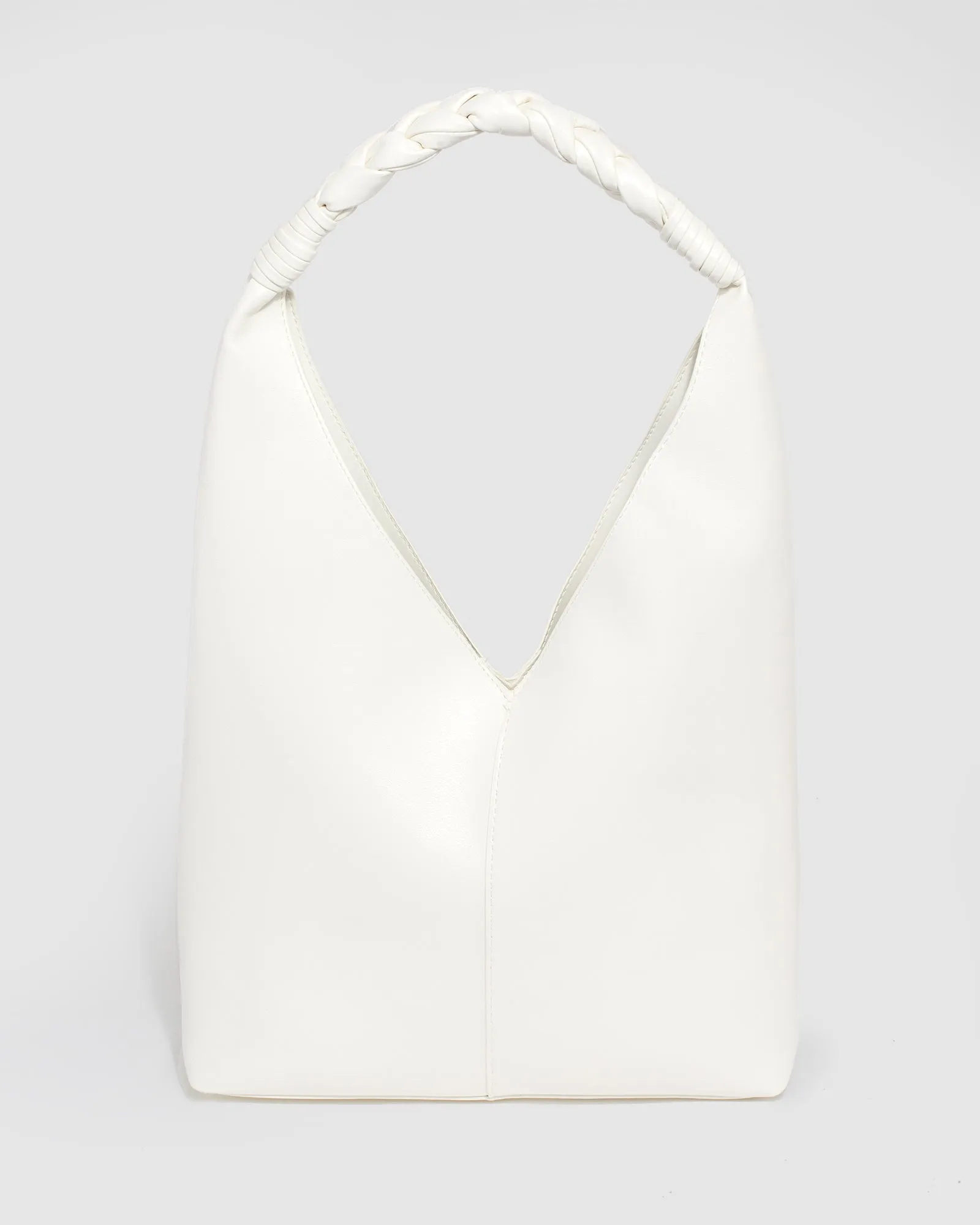 White Ophelia Slouch Bag