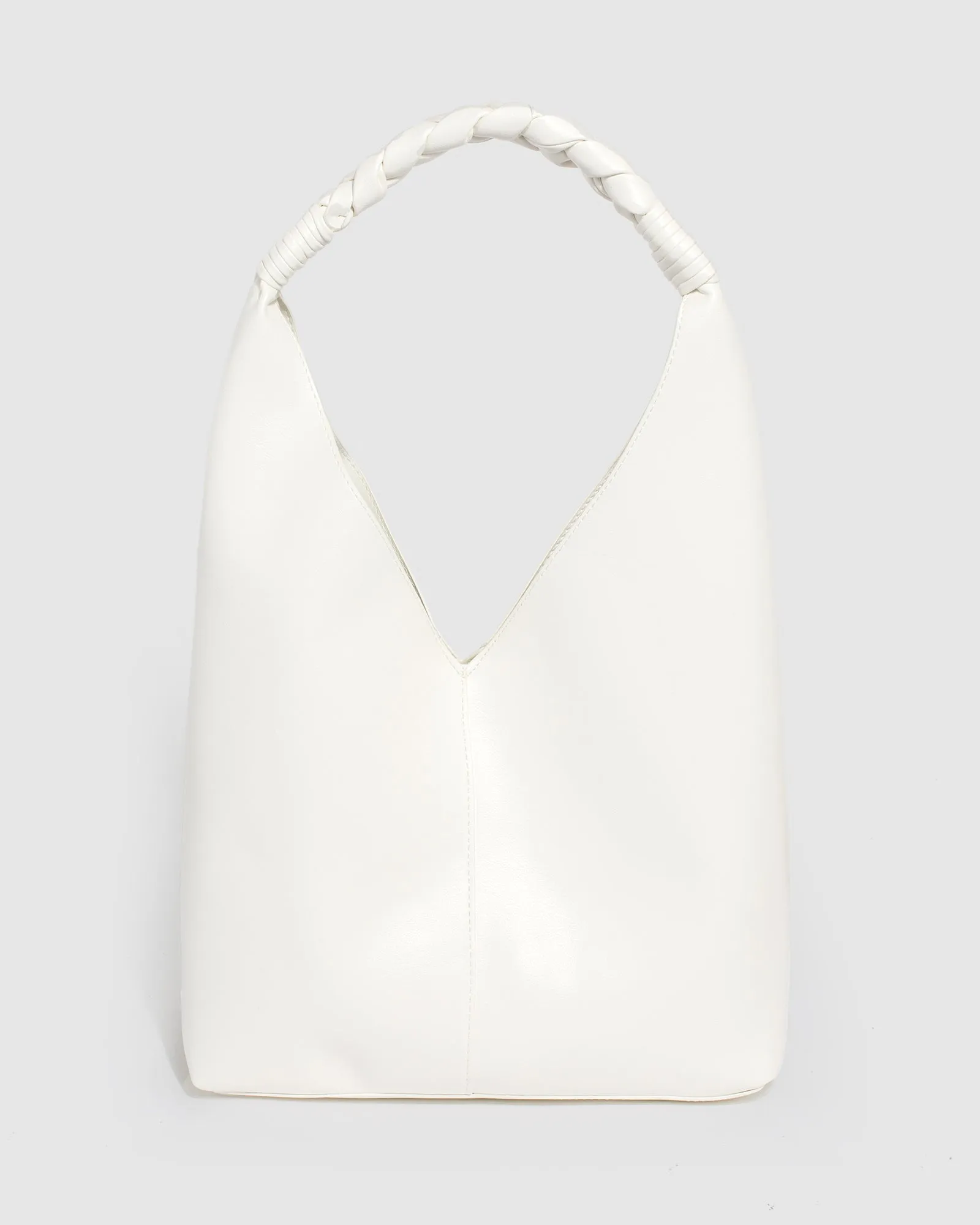 White Ophelia Slouch Bag