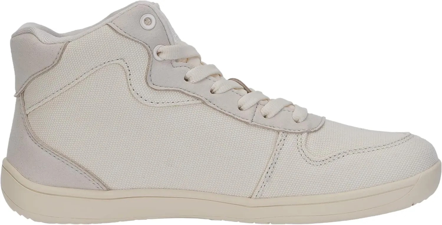 WHITIN Women's High-Top Canvas Minimalist Barefoot Shoes   Wide Toe Box   Zero Drop