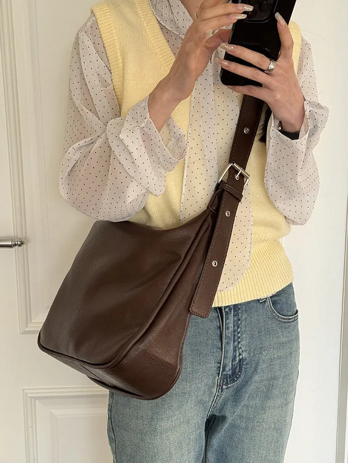 Wholesale Autumn/winter Retro Fashion Niche Large-capacity and Versatile Tote Bag