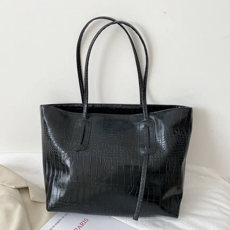 Wholesale Simple Large Capacity Trendy Fashion Versatile Internet Celebrity Handbill Shoulder Bags