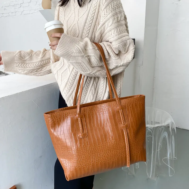 Wholesale Simple Large Capacity Trendy Fashion Versatile Internet Celebrity Handbill Shoulder Bags