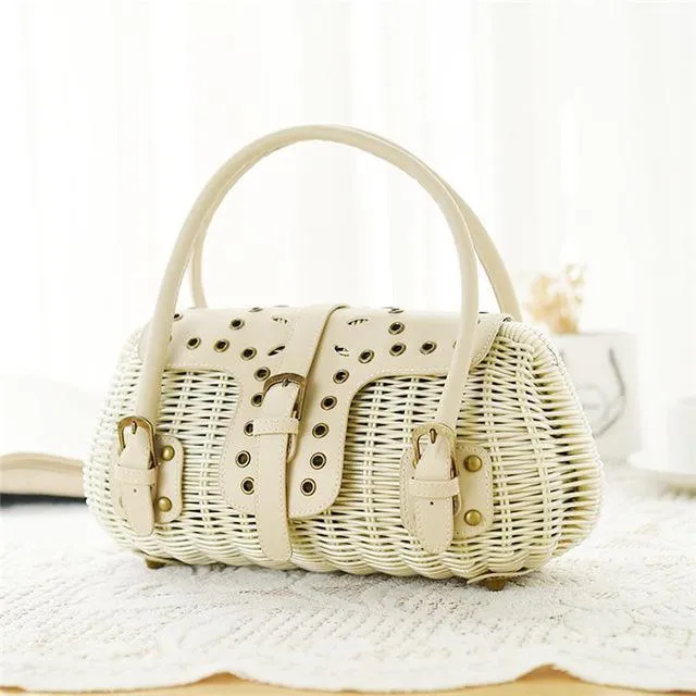 Women Bags Luxury Bamboo Handbag