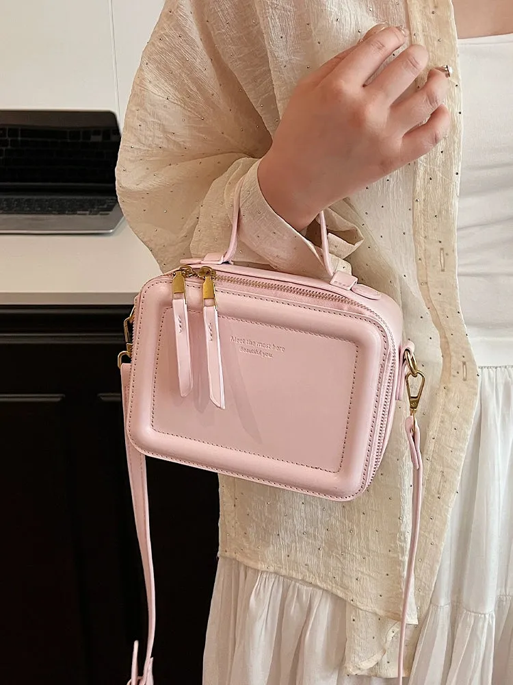 Women's Leather Trendy Shoulder Dumpling Bag