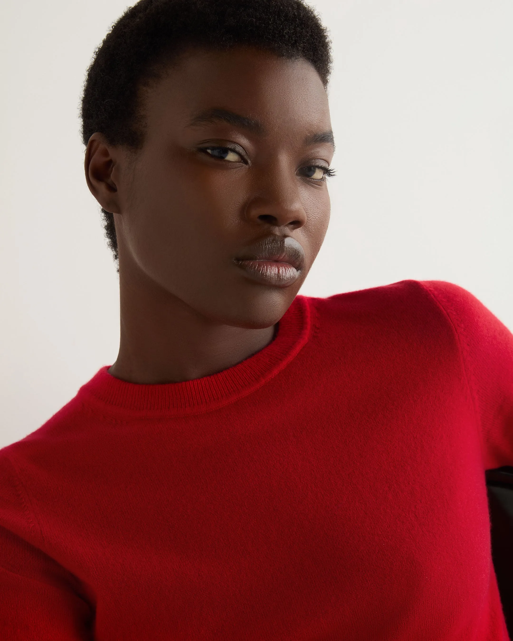 Women's Lottie Cashmere T-Shirt Riding Red
