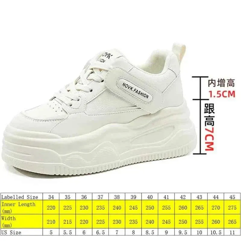 Women's Platform Sneakers | Elevate Your Style with 8.5cm Heels