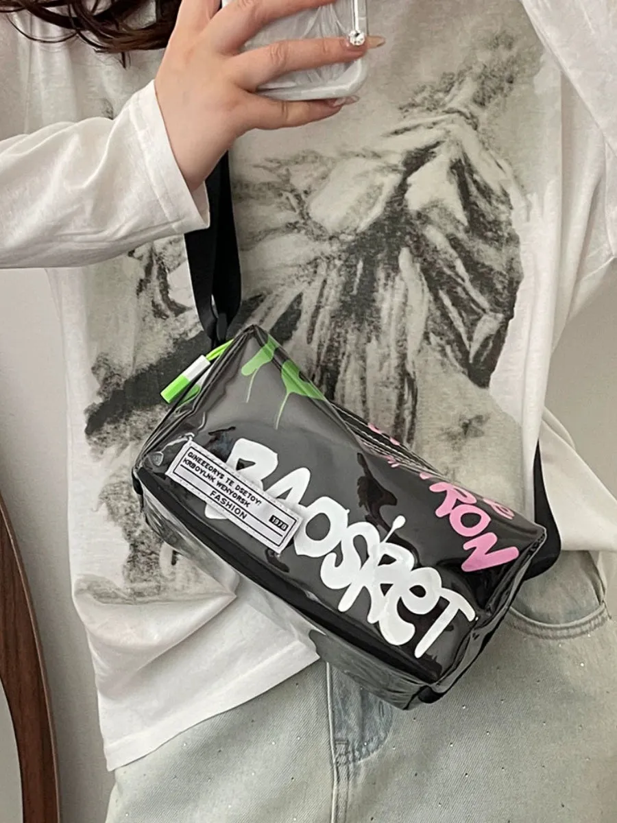 Women's Trendy Versatile Glossy Crossbody Bag