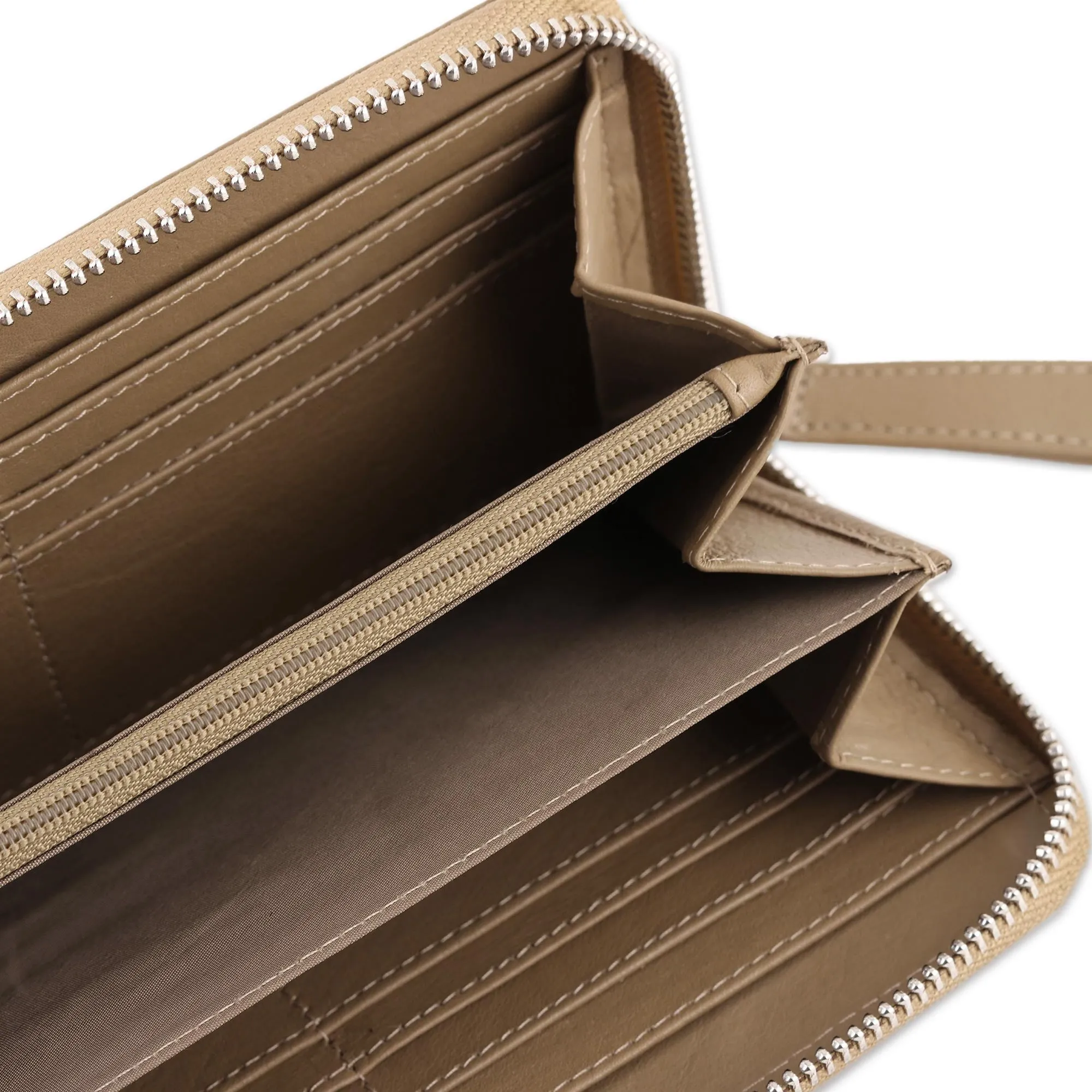 Woodland Mushroom Versatile Neutral Brown Women's Zipper Wallet